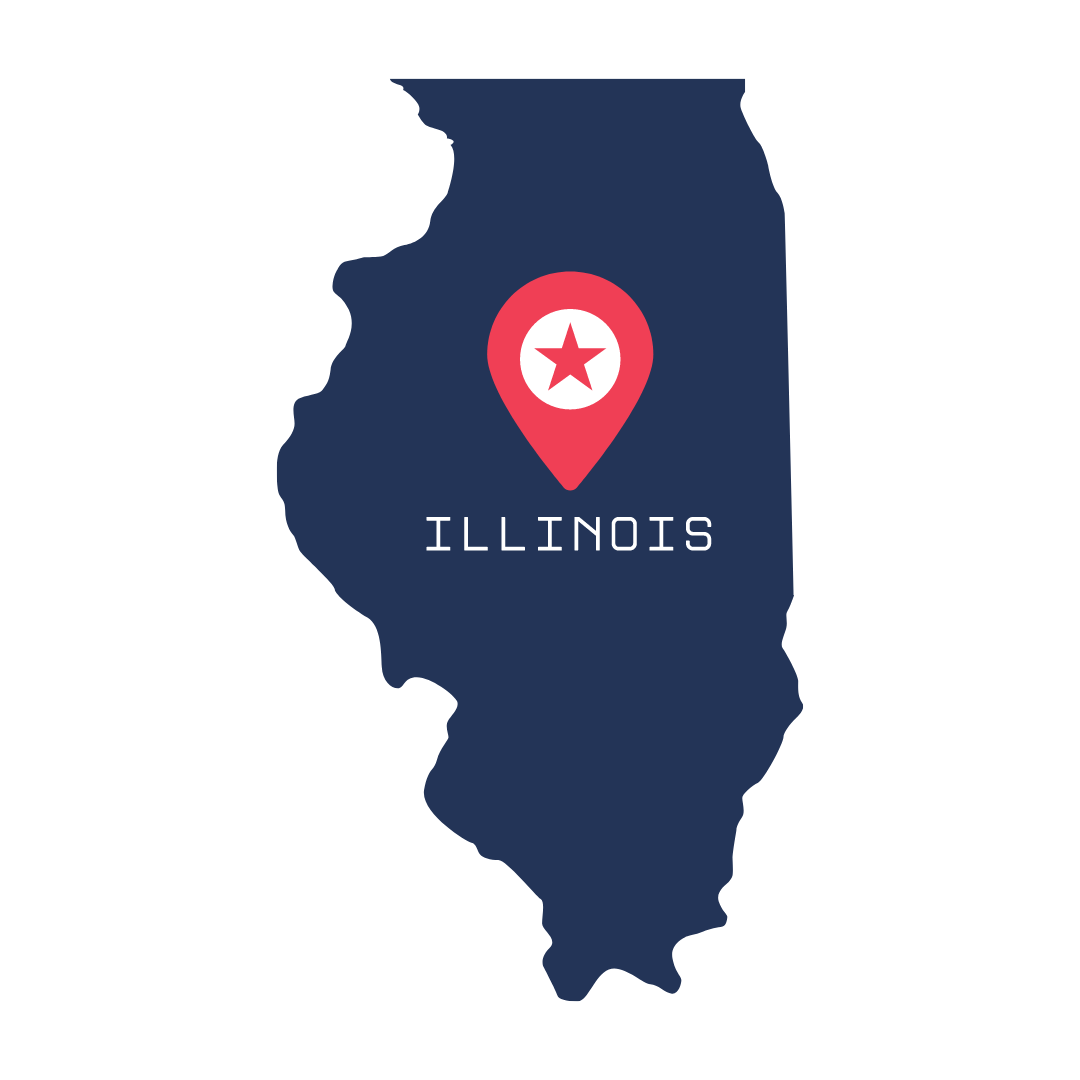 Illinois state outline