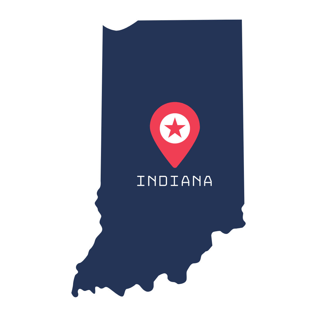 Indiana state outline