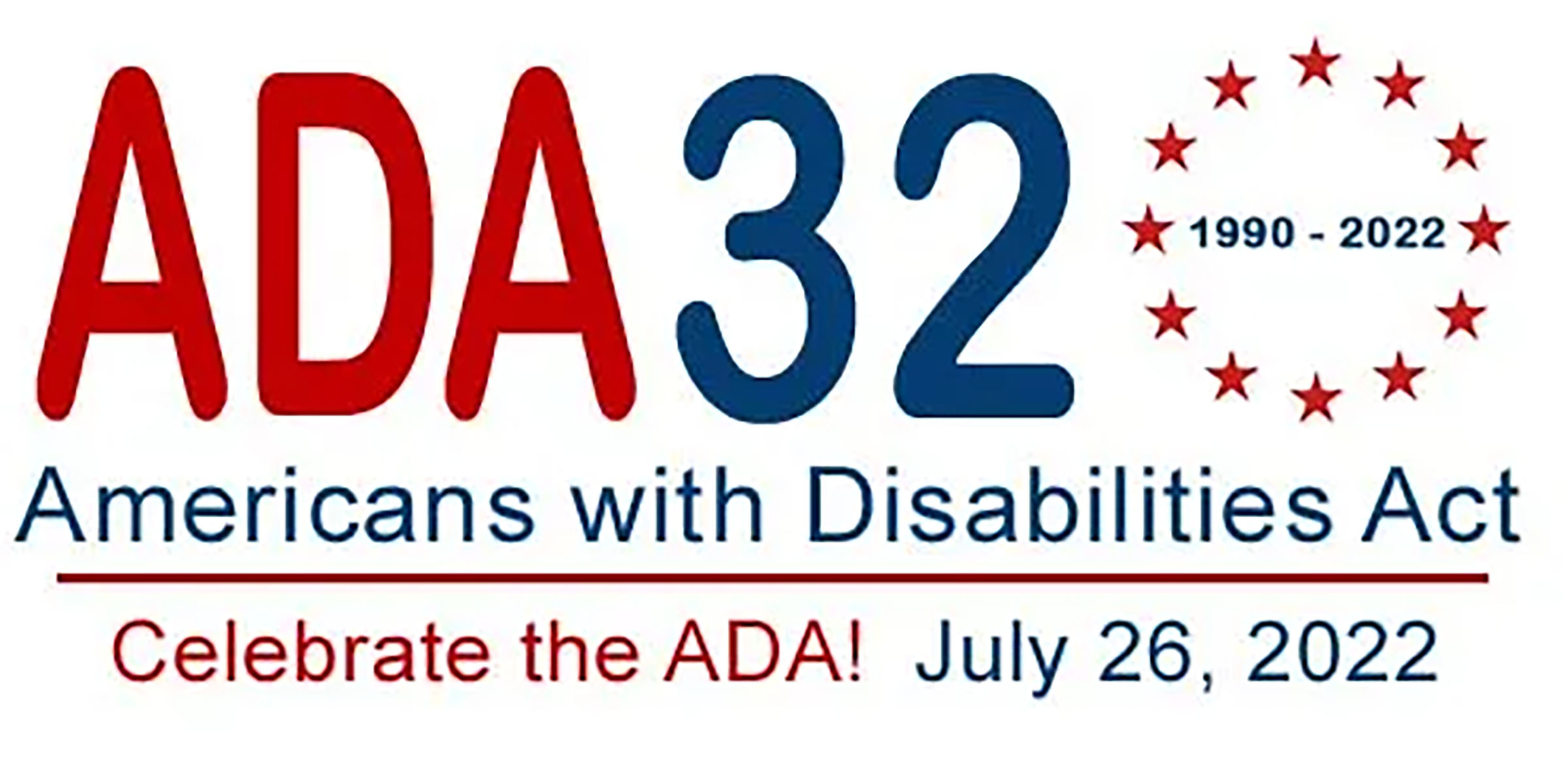 32nd year ADA National Network Anniversary Logo