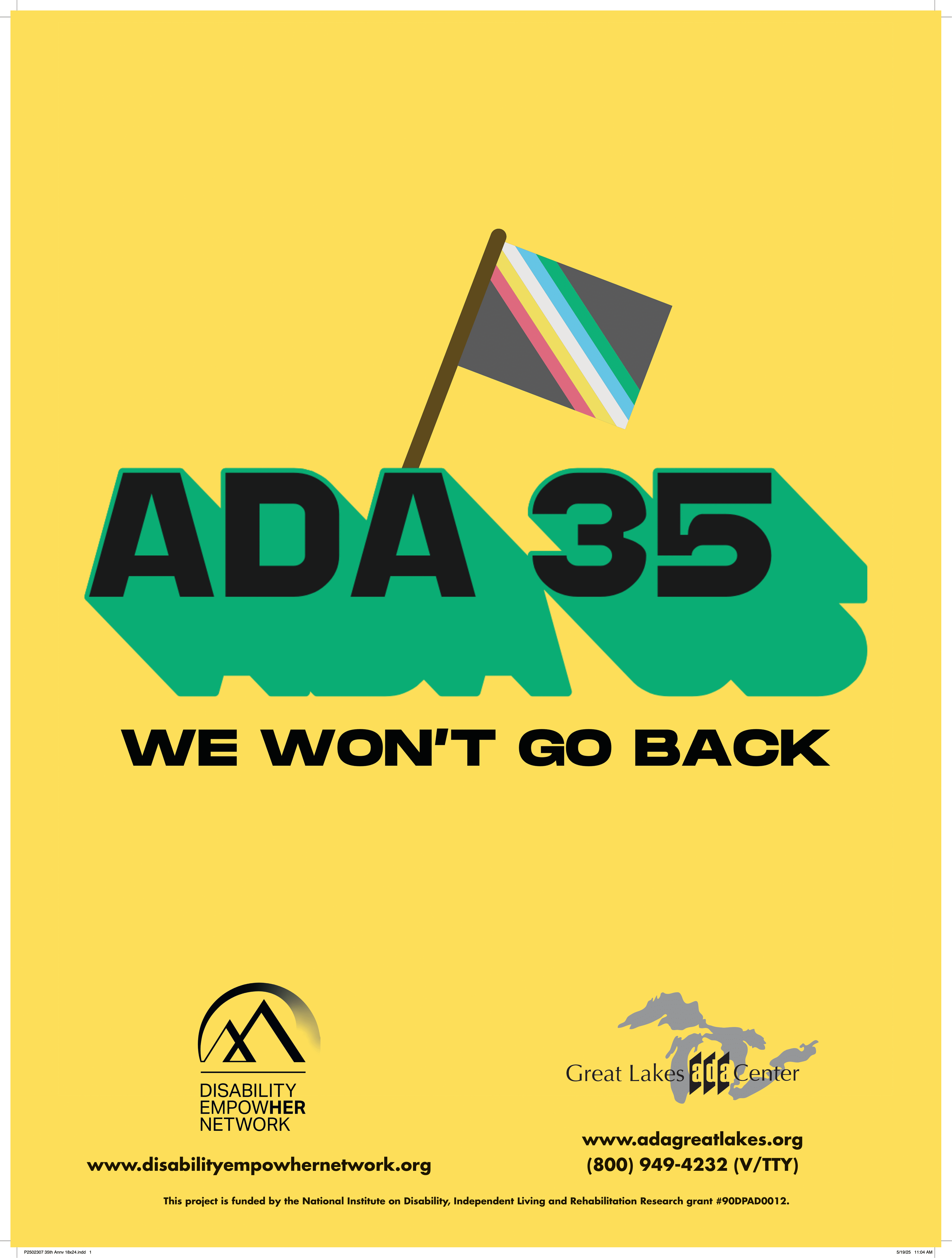 ADA 35th Anniversary Poster.