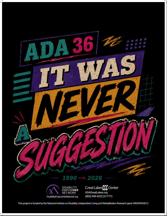 ADA 36th Anniversary Poster.